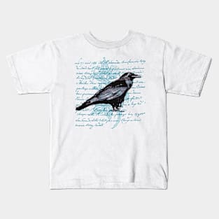 Vintage Raven design Kids T-Shirt